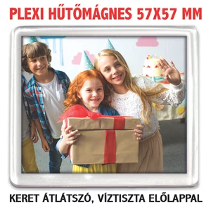Kép 1/2 - plexi-fényképtartó-hűtőmágnes