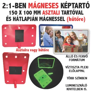 Kép 1/9 - 3:1-ben-képtartó-falra-asztalra-hűtőre-mágneses