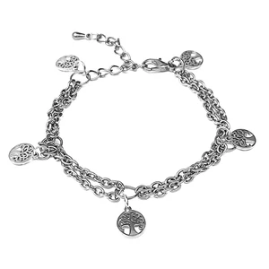 Kép 1/2 - 5-élet-fája-charmos-karkötő