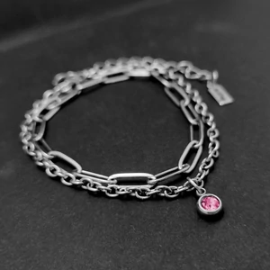 Kép 2/2 - pink-kristályos-charmos-karkoto
