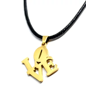 Kép 1/2 - love-nemesacel-nyaklanc-premium
