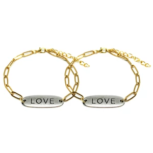 Kép 1/2 - love-felirat-charmos-karkoto