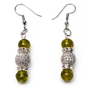 Kép 1/3 - peridot-fülbevaló