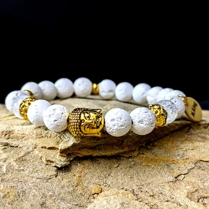 Kép 4/5 - buddha-díszes-lávakő-ásvány-karkötő-több-méretben