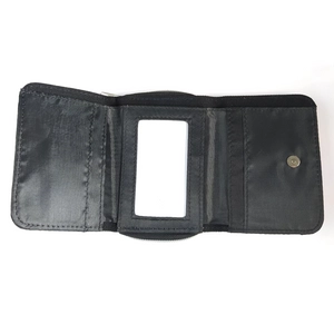 Fényképes uniszex pénztárca a Te fotóddal és feliratoddal (12x8,5 cm), fekete