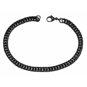 Kép 1/2 - akzent-fekete-hangsulyos-acel-karkoto-21-cm-ajandekdobozzal