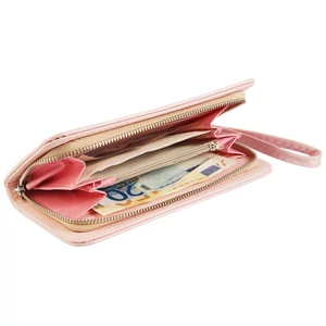 Kép 2/4 - Nagyméretű-klasszikus-designbőr-pénztárca-pink