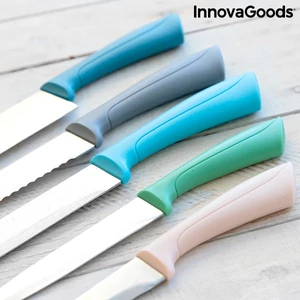 Kép 5/7 - Minőségi, többszínű modern vágóeszköz készlet, InnovaGoods, 5 db-os