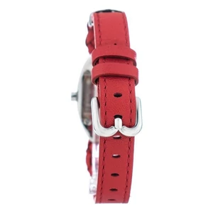 Kép 2/4 - Laura Biagiotti fonott bőrszíjas, ultra trendi luxus női karóra (22 MM) dobozzal, piros