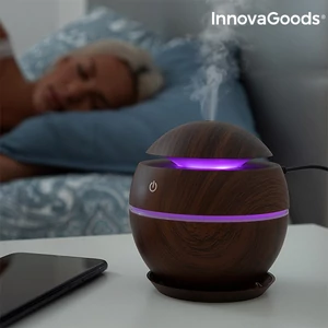 Kép 6/10 - Mini aroma diffúzor párásító, többszínű hangulat led fénnyel, InnovaGoods