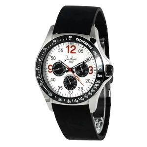 Kép 1/4 - Justina 1898 Elite Férfi chronograph karóra, cseppálló, dobozos (42 mm)