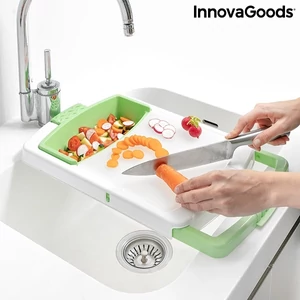 Kép 6/9 - 3:1-ben vágódeszka tálcával, tartállyal és ürítővel (InnovaGoods), VIDEÓBEMUTATÓVAL!