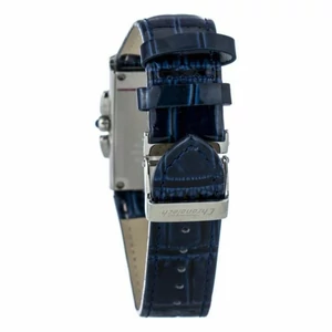 Kép 2/6 - Chronotech-kék-bőrszíjas-prémium-chronograph-cseppálló-uniszex-karóra-3-ATM