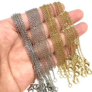 Kép 1/2 - Rozsdamentes-acel-nyaklanc-50-cm