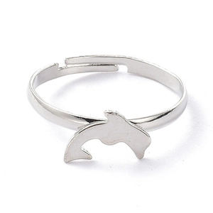 delfin-motívumos-páros-gyűrű