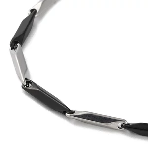 Kép 2/3 - Rozsdamentes-acel-bar-link-nyaklanc-50-cm