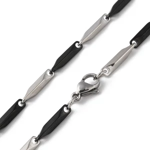 Kép 3/3 - Rozsdamentes-acel-bar-link-nyaklanc-50-cm