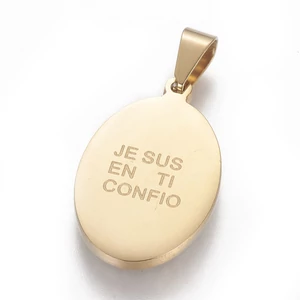 Kép 4/4 - Jézus-medalos-Rozsdamentes-acel-női-nyaklanc-50-cm