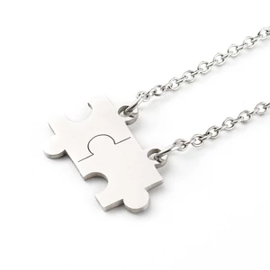 Kép 1/5 - rozsdamentas-acel-puzzle-medal-nyaklanccal