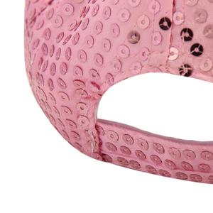Divatosan csillogó baseball sapka, pink