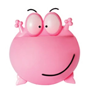 Kép 1/3 - Csempére szerelhető öntapadós fogkrém- és fogkefetartó, pink