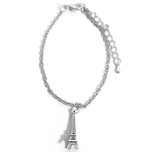 Kép 1/5 - Eiffel-torony-karkötő-medál-választható-láncra-vagy-karkötőre