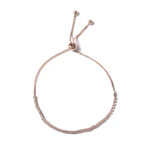 Kép 1/2 - elegáns teniszkarkötő, rose