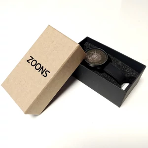 Kép 2/3 - SNOOZ letisztult üzleti férfi óra, különleges feketészöld számlapmintával (44 MM)