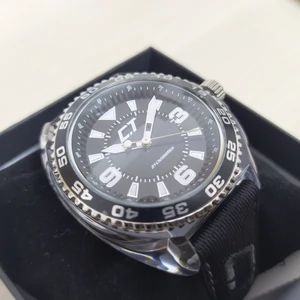 Kép 4/4 - Chronotech prémium, extravagáns cseppálló, bőrszíjas férfi karóra (43 MM), 3 ATM - dobozzal