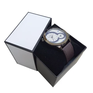 Kép 4/4 - Radiant extravagáns, bőrszíjas, cseppálló dupla időmérő prémium férfi karóra, (49 MM) - 5 ATM