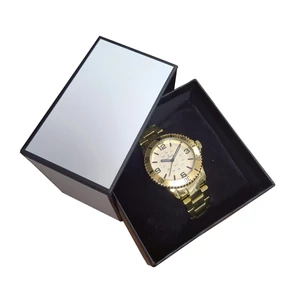 Kép 4/4 - Eredeti Radiant nagy számlapos, fémszíjas, retro stílusú uniszex karóra (40 MM), dobozzal