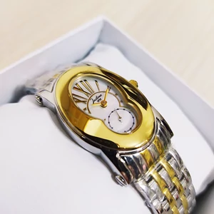 Kép 4/5 - JUSTINA 1898 extravagáns, nemesacél szíjas női karóra (23 MM)
