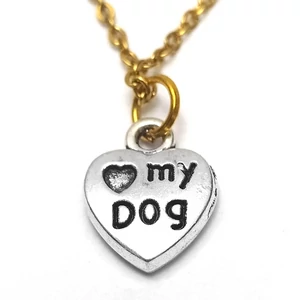 Kép 2/3 - Love my dog-medál-választható-láncra-vagy-karkötőre