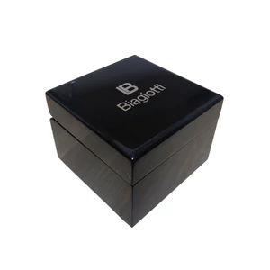 Kép 2/4 - Laura Biagiotti fonott bőr- és fémszíjas, ultra trendi luxus női karóra (28 MM) dobozzal, kék