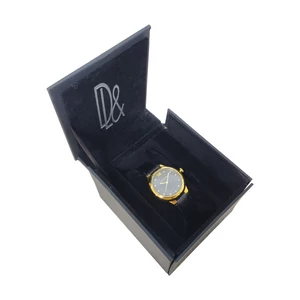 Kép 4/4 - Devota&Lomba cseppálló, bőrszíjas luxus női karóra (34 MM), dobozban
