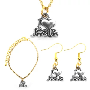 Kép 3/4 - I Love Jesus -szett