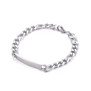 Kép 1/3 - Rozsdamentes-acel-ferfi-figaro-karkoto-22-cm-gravirozhato