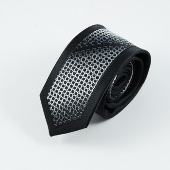 fekete-szürke színátmenetes nyakkendő