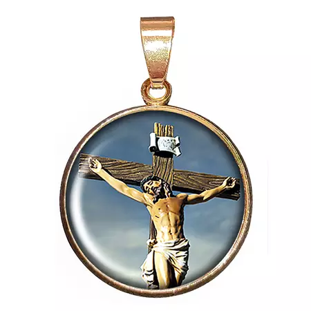 Jézus-a-kereszten-üveglencsés-medál-lánccal-karkötővel-vagy-fülbevalóval