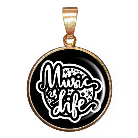 Music-Is-Life-(A-zene-az-élet)-medál-karkötő-fülbevaló