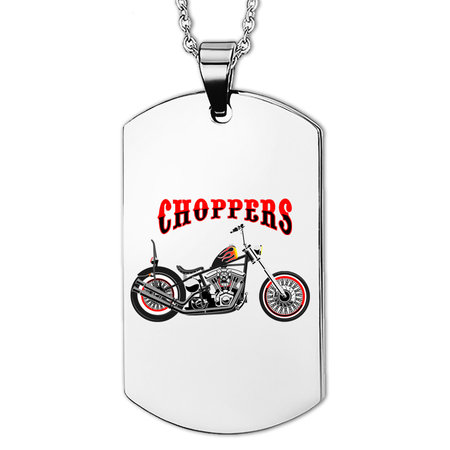 Choppers-dögcédula-medál-lánccal-vagy-kulcstartó