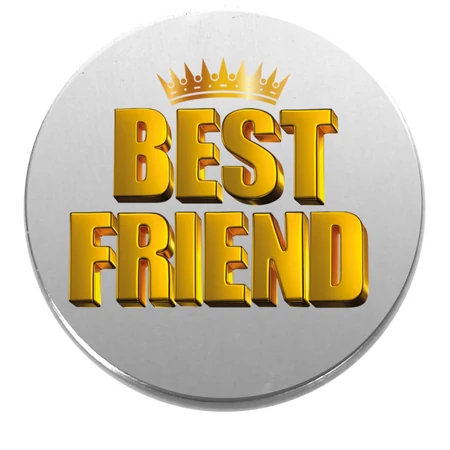 Acél-best-friend-kitűző