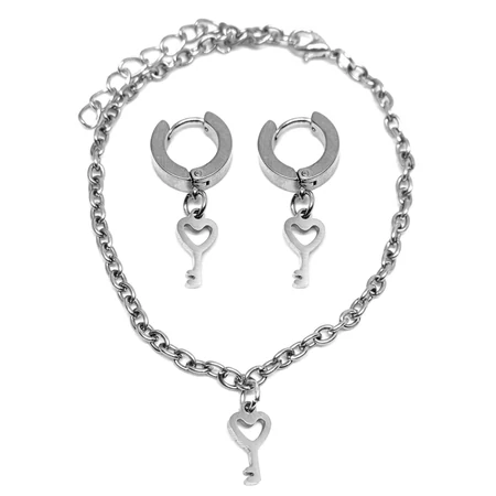kulcs-charmos-karkoto-fülbevaló-szett