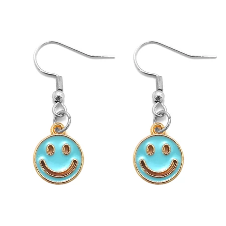 kék-smiley-fülbevaló