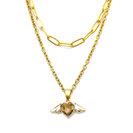 dupla-arany-színű-nyaklánc-angyalszárnyas-kristály-szív-medállal