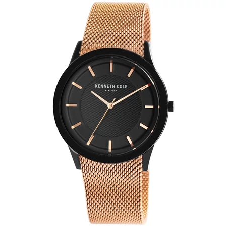 Kenneth Cole cseppálló-elegáns-férfi-karóra-rose-gold-nemesacél -émszíjjal-dobozban