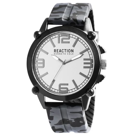 Kenneth-Cole-cseppálló-férfi-karóra-terepmintás-szilikon-szíjjal