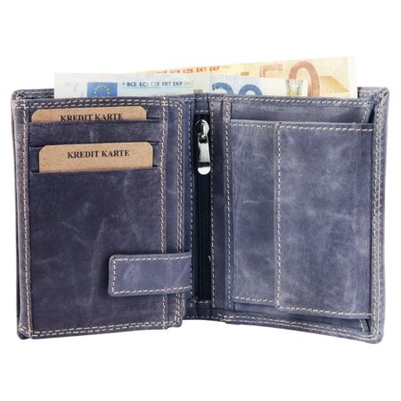 AKZENT-pénztárca-valódi-kecskebőrből-12x9-cm-kék