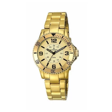 Eredeti Radiant nagy számlapos, fémszíjas, retro stílusú uniszex karóra (40 MM), dobozzal