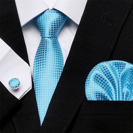 kék-mintás-nyakkendőszett